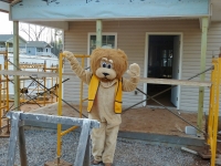 Leo the Lion Visits Habitat House 4-14